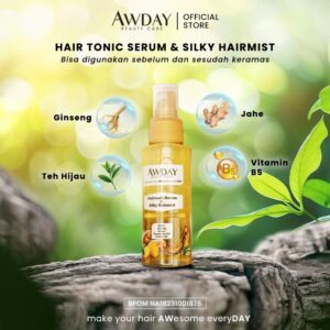 awday hairtonic serum & silky hairmist