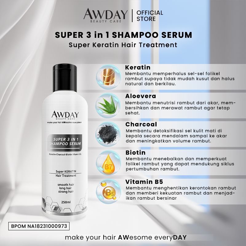 awday super 3in1 shampoo 250ml super keratin shampoo / charchoal shampoo awday super 3in1 shampoo 250ml super keratin shampoo / charchoal shampoo