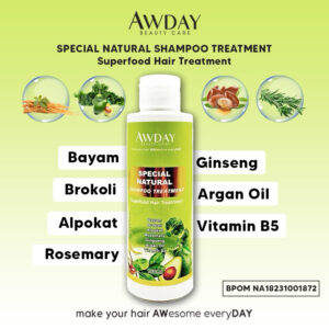 awday 150ml special natural shampoo treatment superfood hair treatment